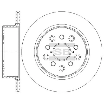 SD4650 HIQ Тормозной диск (фото 1)