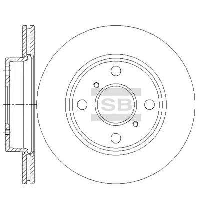 SD4676 HIQ Тормозной диск (фото 1)