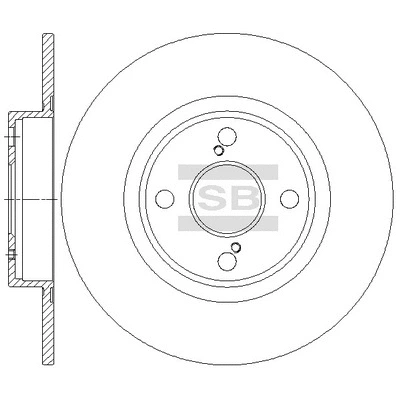 SD4680 HIQ Тормозной диск (фото 1)