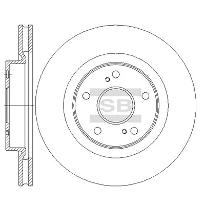 SD4801 HIQ Тормозной диск (фото 1)