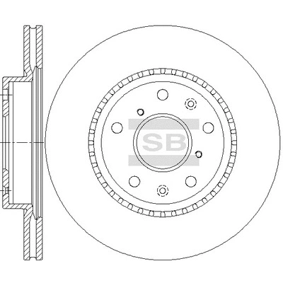 SD4811 HIQ Тормозной диск (фото 1)