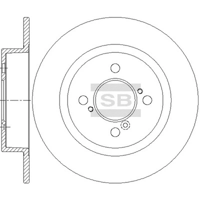 SD4814 HIQ Тормозной диск (фото 1)