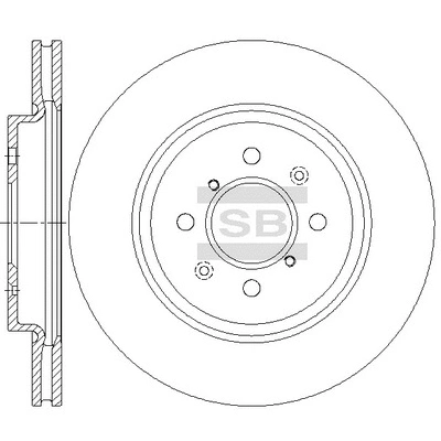 SD4816 HIQ Тормозной диск (фото 1)