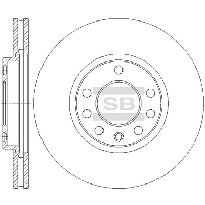 SD5110 HIQ Тормозной диск (фото 1)