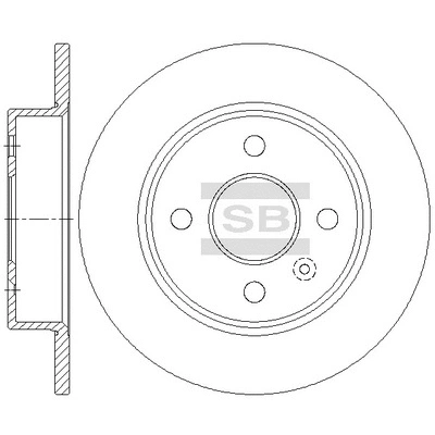 SD5117 HIQ Тормозной диск (фото 1)