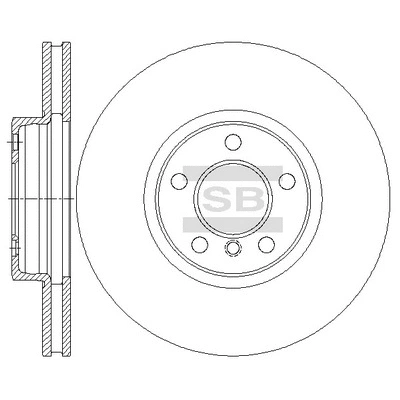 SD5202 HIQ Тормозной диск (фото 1)