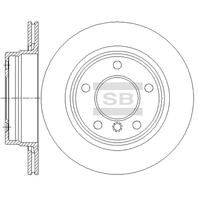 SD5206 HIQ Тормозной диск (фото 1)