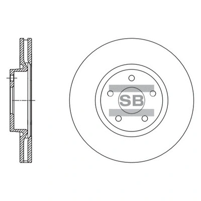 SD5304 HIQ Тормозной диск (фото 1)