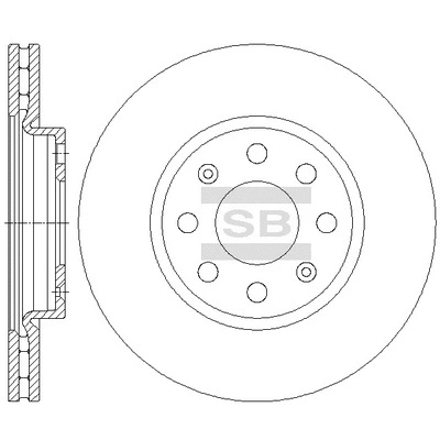 SD5505 HIQ Тормозной диск (фото 1)
