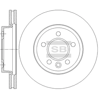 SD7002 HIQ Тормозной диск (фото 1)