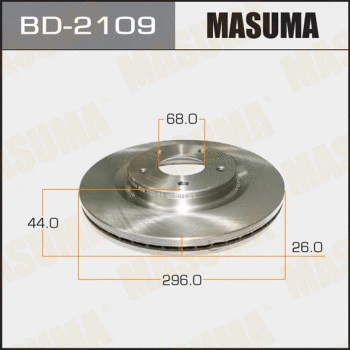 BD-2109 MASUMA Тормозной диск (фото 1)
