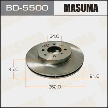 BD-5500 MASUMA Тормозной диск (фото 1)