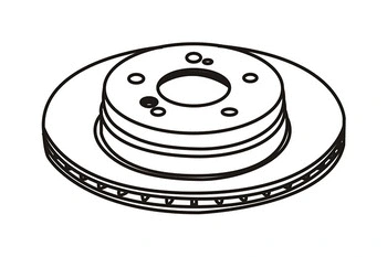140141 WXQP Тормозной диск (фото 1)