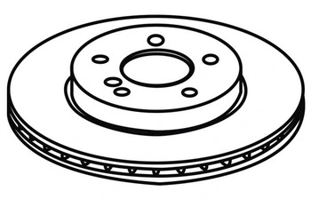 140163 WXQP Тормозной диск (фото 1)