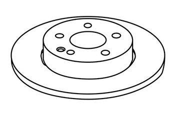140595 WXQP Тормозной диск (фото 1)