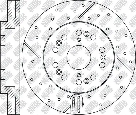 RN1150DSET NIBK Экономичный тормозной диск (фото 2)