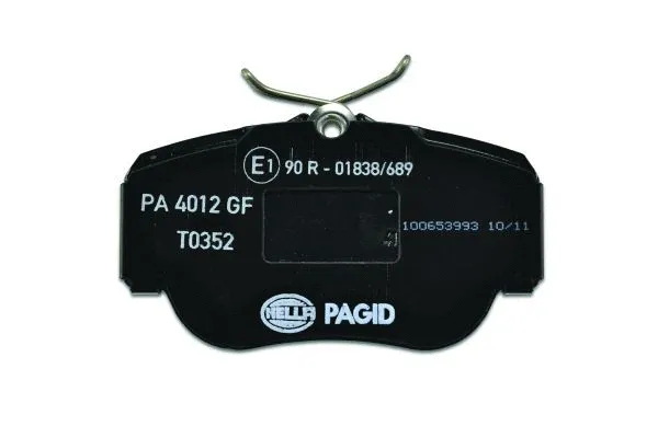 8DB 355 006-181 BEHR/HELLA/PAGID Комплект тормозных колодок, дисковый тормоз (фото 3)