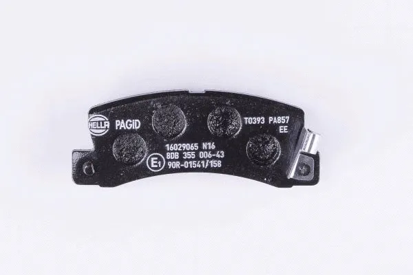 8DB 355 006-431 BEHR/HELLA/PAGID Комплект тормозных колодок, дисковый тормоз (фото 3)