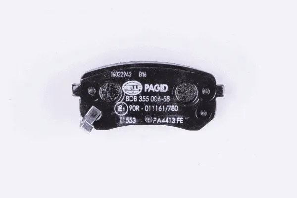 8DB 355 006-581 BEHR/HELLA/PAGID Комплект тормозных колодок, дисковый тормоз (фото 3)