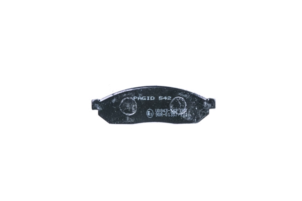 8DB 355 007-281 BEHR/HELLA/PAGID Комплект тормозных колодок, дисковый тормоз (фото 3)