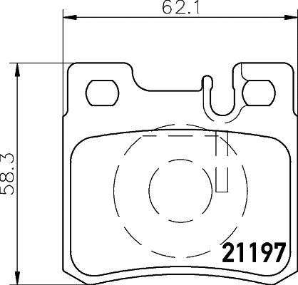 8DB 355 007-361 BEHR/HELLA/PAGID Комплект тормозных колодок, дисковый тормоз (фото 1)