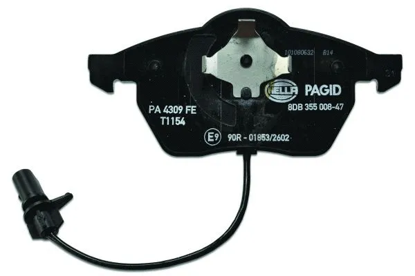 8DB 355 008-471 BEHR/HELLA/PAGID Комплект тормозных колодок, дисковый тормоз (фото 3)