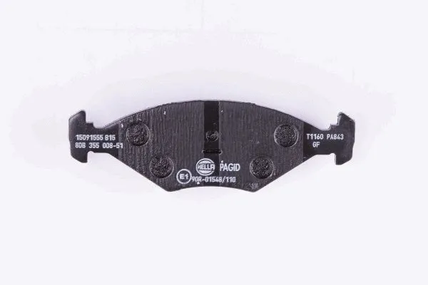 8DB 355 008-511 BEHR/HELLA/PAGID Комплект тормозных колодок, дисковый тормоз (фото 3)