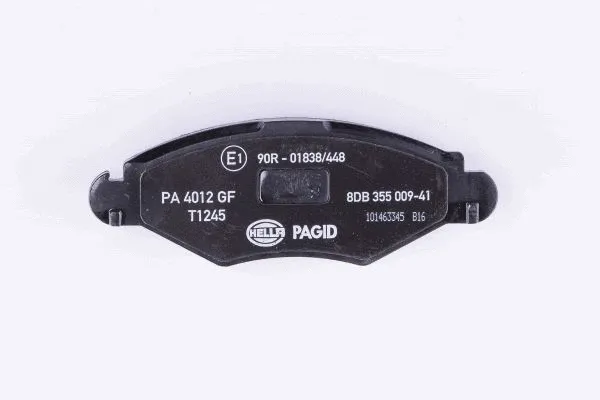 8DB 355 009-411 BEHR/HELLA/PAGID Комплект тормозных колодок, дисковый тормоз (фото 3)