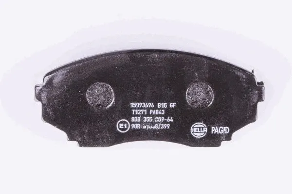 8DB 355 009-641 BEHR/HELLA/PAGID Комплект тормозных колодок, дисковый тормоз (фото 3)