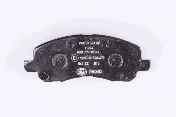 8DB 355 009-671 BEHR/HELLA/PAGID Комплект тормозных колодок, дисковый тормоз (фото 3)