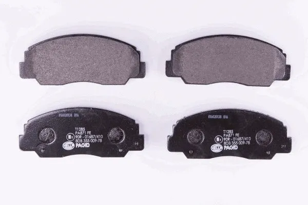 8DB 355 009-781 BEHR/HELLA/PAGID Комплект тормозных колодок, дисковый тормоз (фото 2)