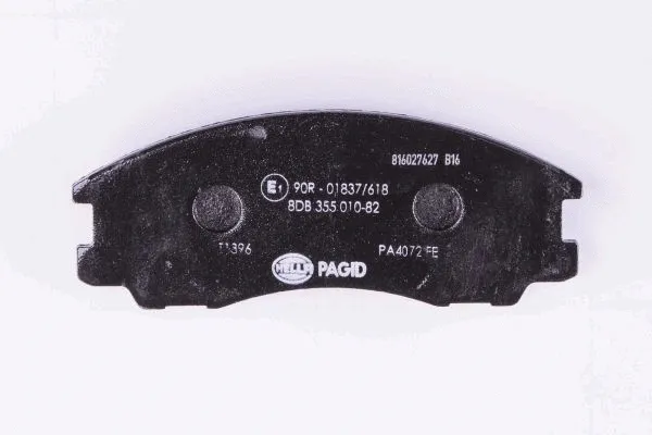 8DB 355 010-821 BEHR/HELLA/PAGID Комплект тормозных колодок, дисковый тормоз (фото 3)