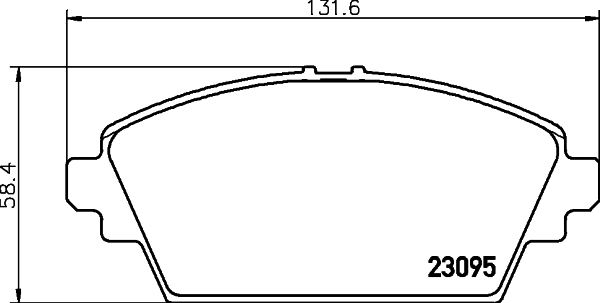 8DB 355 011-951 BEHR/HELLA/PAGID Комплект тормозных колодок, дисковый тормоз (фото 1)