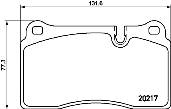 8DB 355 013-201 BEHR/HELLA/PAGID Комплект тормозных колодок, дисковый тормоз (фото 1)