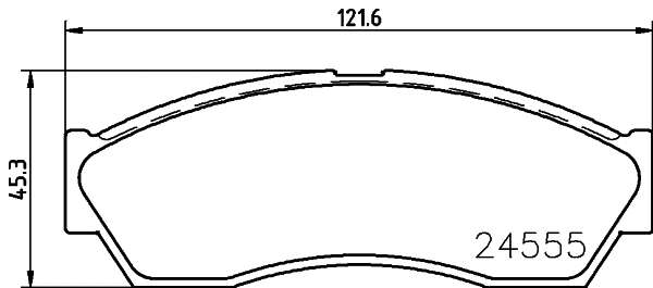 8DB 355 013-431 BEHR/HELLA/PAGID Комплект тормозных колодок, дисковый тормоз (фото 1)