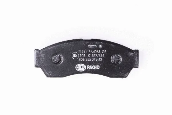 8DB 355 013-431 BEHR/HELLA/PAGID Комплект тормозных колодок, дисковый тормоз (фото 3)