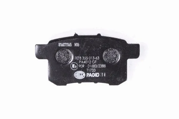 8DB 355 013-631 BEHR/HELLA/PAGID Комплект тормозных колодок, дисковый тормоз (фото 3)