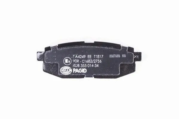 8DB 355 014-341 BEHR/HELLA/PAGID Комплект тормозных колодок, дисковый тормоз (фото 3)