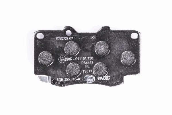 8DB 355 016-401 BEHR/HELLA/PAGID Комплект тормозных колодок, дисковый тормоз (фото 3)