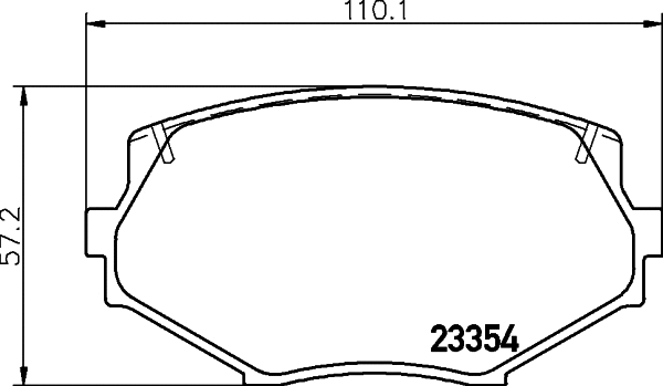 8DB 355 016-861 BEHR/HELLA/PAGID Комплект тормозных колодок, дисковый тормоз (фото 1)