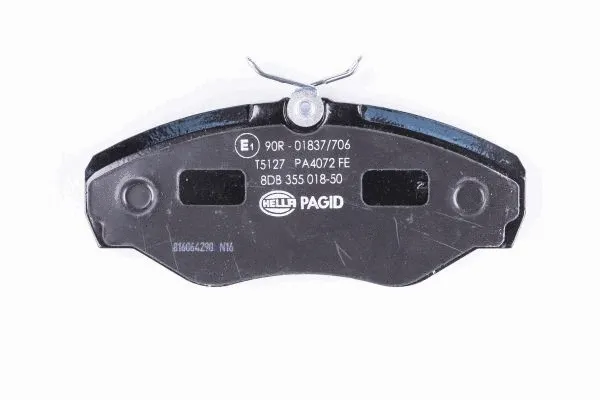 8DB 355 018-501 BEHR/HELLA/PAGID Комплект тормозных колодок, дисковый тормоз (фото 3)