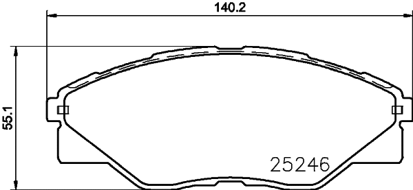8DB 355 019-811 BEHR/HELLA/PAGID Комплект тормозных колодок, дисковый тормоз (фото 1)