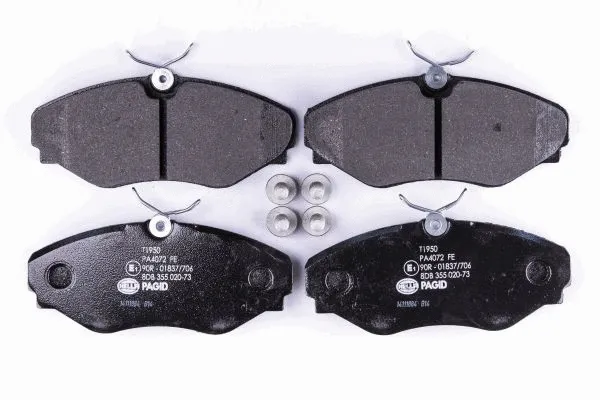 8DB 355 020-731 BEHR/HELLA/PAGID Комплект тормозных колодок, дисковый тормоз (фото 2)