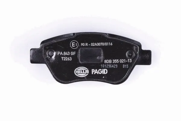 8DB 355 021-131 BEHR/HELLA/PAGID Комплект тормозных колодок, дисковый тормоз (фото 3)