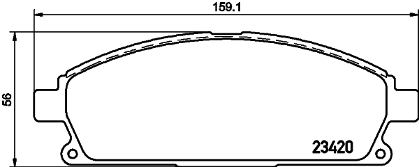 8DB 355 021-651 BEHR/HELLA/PAGID Комплект тормозных колодок, дисковый тормоз (фото 1)