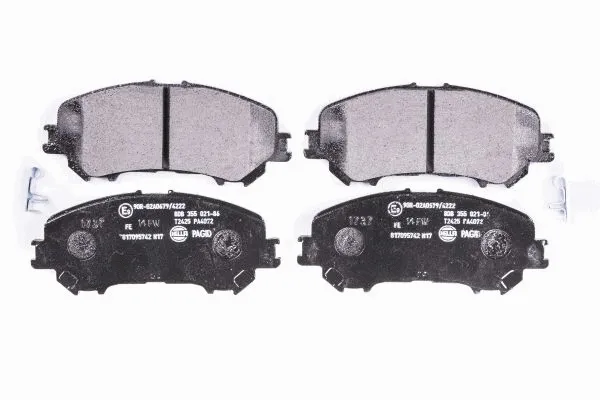 8DB 355 021-861 BEHR/HELLA/PAGID Комплект тормозных колодок, дисковый тормоз (фото 2)
