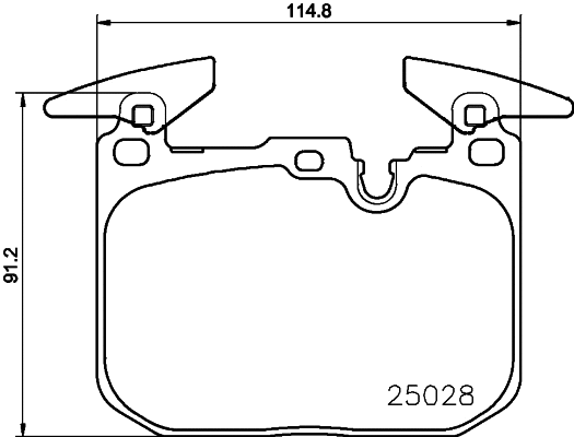 8DB 355 023-141 BEHR/HELLA/PAGID Комплект тормозных колодок, дисковый тормоз (фото 1)