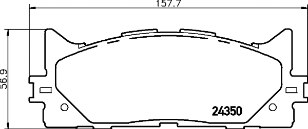 8DB 355 024-411 BEHR/HELLA/PAGID Комплект тормозных колодок, дисковый тормоз (фото 1)