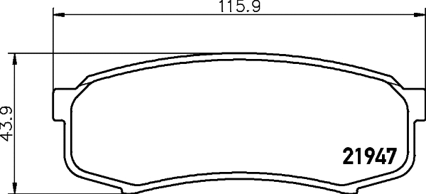 8DB 355 024-591 BEHR/HELLA/PAGID Комплект тормозных колодок, дисковый тормоз (фото 1)