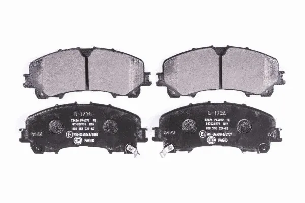 8DB 355 024-621 BEHR/HELLA/PAGID Комплект тормозных колодок, дисковый тормоз (фото 2)